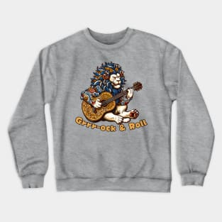 Rock and roll lion Crewneck Sweatshirt